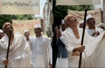 Manoj Bajpayee’s first look as Mahatma Gandhi in Sudhir Mishra-Anubhav Sinha’s next out