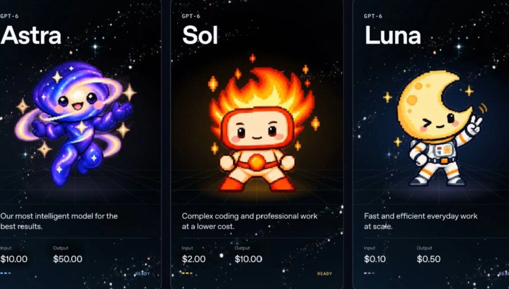 OpenAI expands GPT-6 lineup with cheaper Sol and Luna models | Technology News OpenAI expands GPT-6 lineup with cheaper Sol and Luna models | Technology News