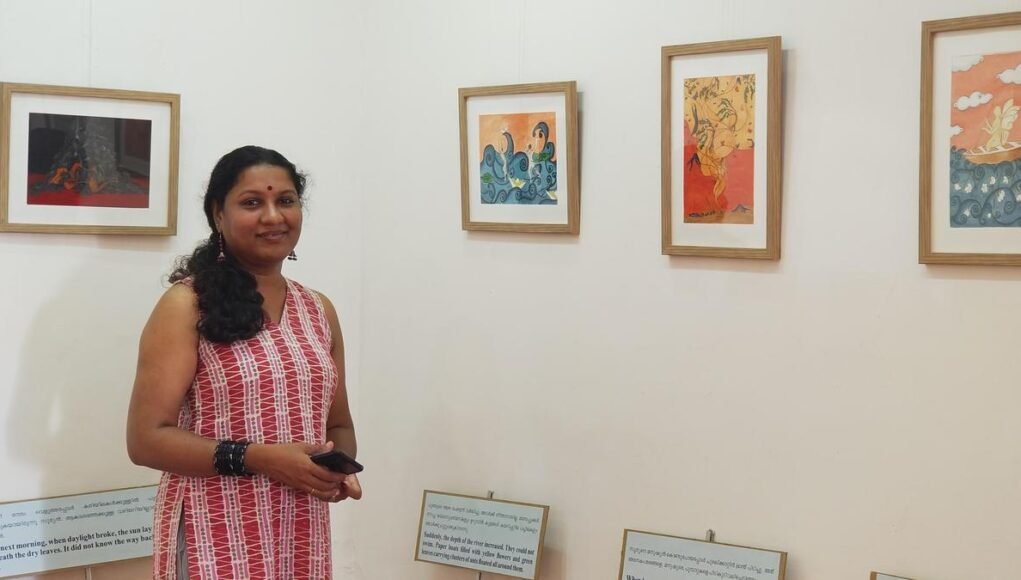At Mary Samual’s Unbound art exhibition in Thiruvananthapuram, the mortal and the magical mingle At Mary Samual’s Unbound art exhibition in Thiruvananthapuram, the mortal and the magical mingle