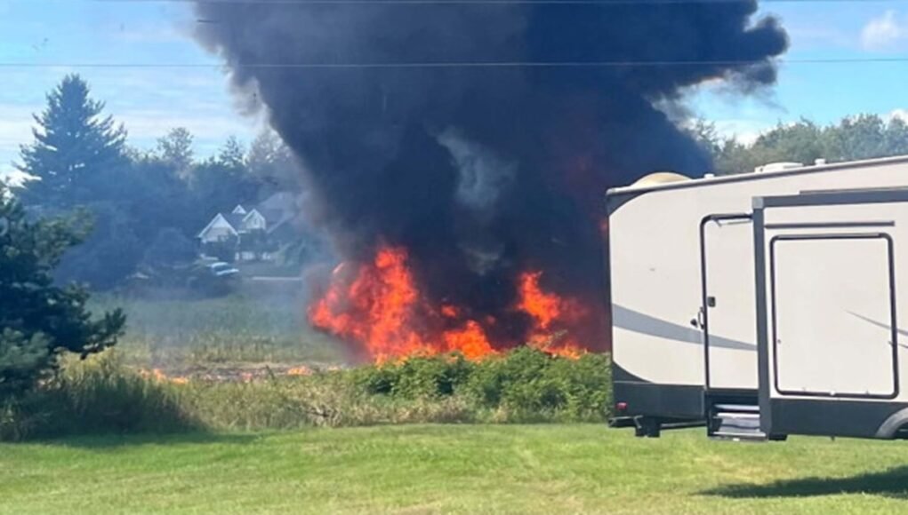 F-16 fighter jet crashes during training in Michigan, pilot ejects safely, probe underway