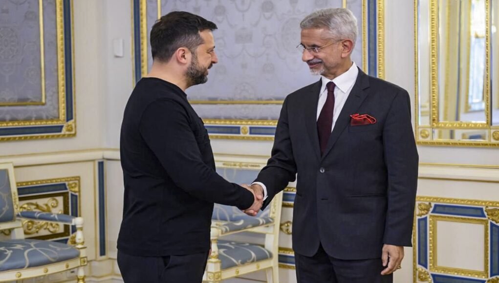Jaishankar meets Zelenskyy in Kyiv, says talks centered on approaches to end the ongoing conflict