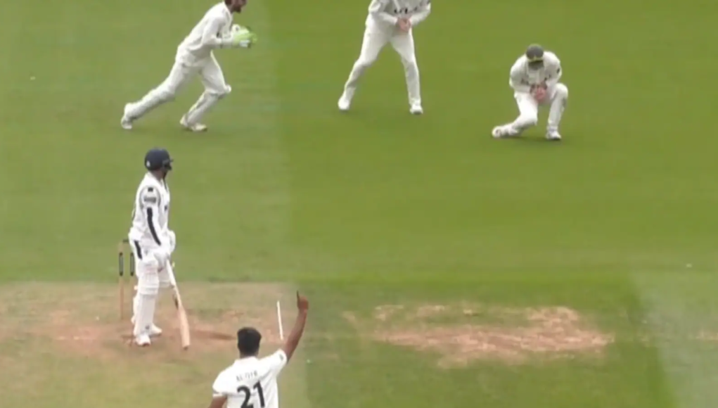 Auqib Nabi’s First Wicket In County Championship 2026 Is His India Teammate Auqib Nabi’s First Wicket In County Championship 2026 Is His India Teammate
