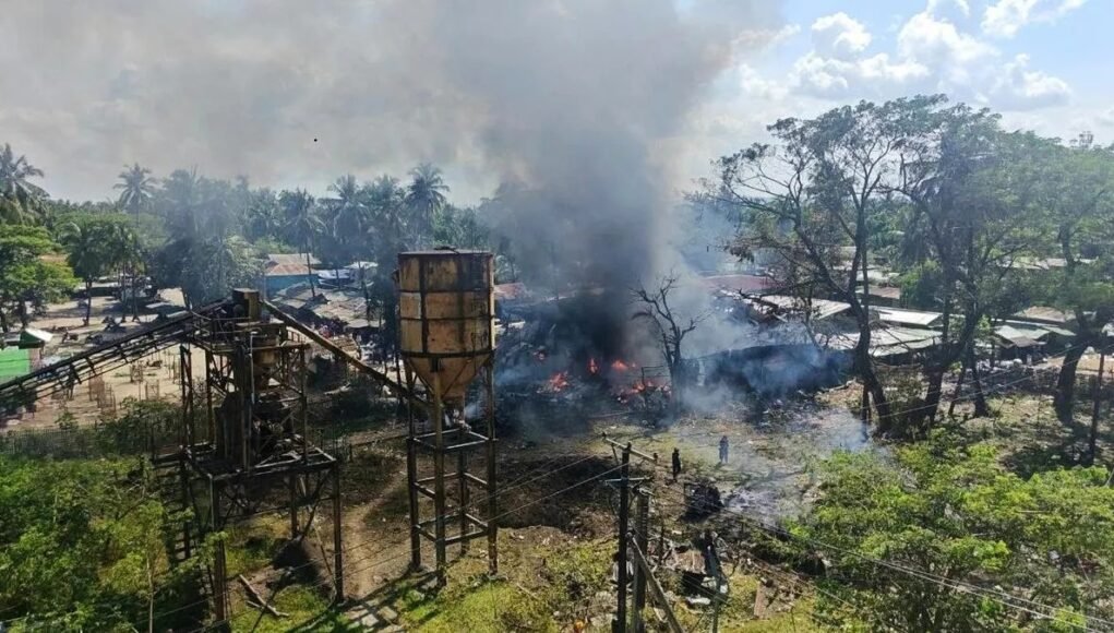 Myanmar military airstrike kills 49 people, injures 58 others near market in Rakhine state Myanmar military airstrike kills 49 people, injures 58 others near market in Rakhine state