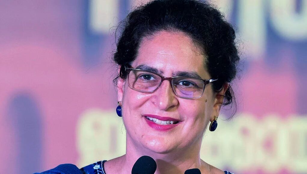 Priyanka Gandhi calls alleged election rigging an act of treason