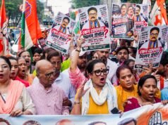Nandigram: Cong takes campaign to streets as jailed Pradhan’s wife steps in