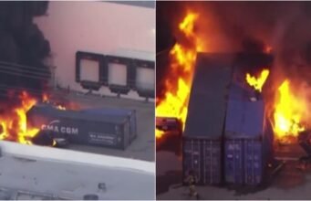 NBC News helicopter crashes, bursts into flames in Los Angeles while covering SUV-bus accident, 3 killed