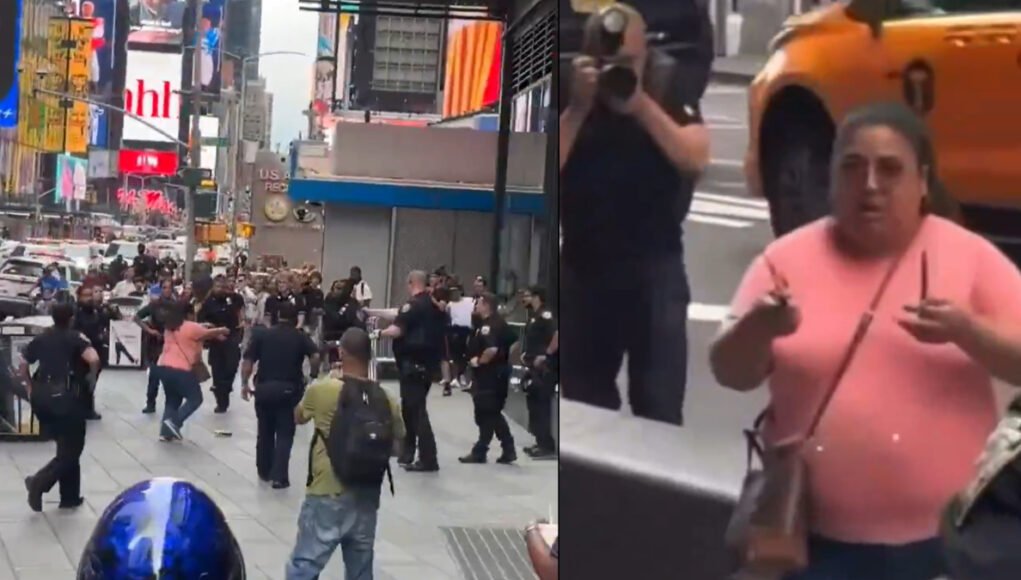 One killed in New York as knife-wielding woman goes on rampage at Times Square, shot dead by cops One killed in New York as knife-wielding woman goes on rampage at Times Square, shot dead by cops
