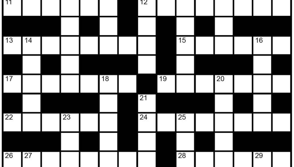The Hindu Sunday crossword no. 76