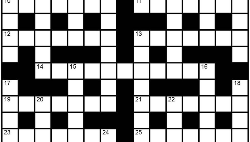 The Hindu Sunday crossword no. 77