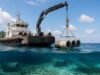 Nearly 200 unwanted concrete pipes and culverts were lowered into the Atlantic off Jacksonville in 2026; instead of being dumped on land, the pieces now form a new fish habitat roughly 90 feet below the water