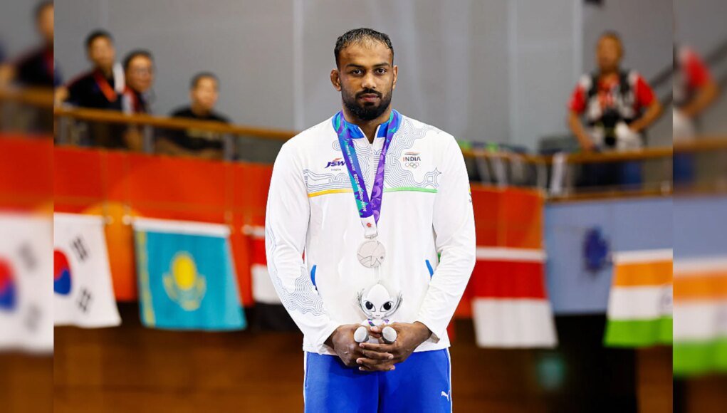 “Desh Ka Tiranga Lehra Diya”: Nitesh Siwach Reacts After Historic Greco-Roman Silver At Asian Games 2026