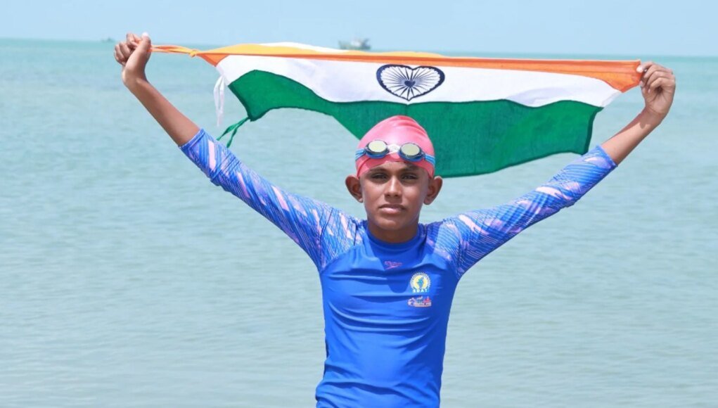 From Rejection To World Record: Ishaan S Swims Across The Palk Strait