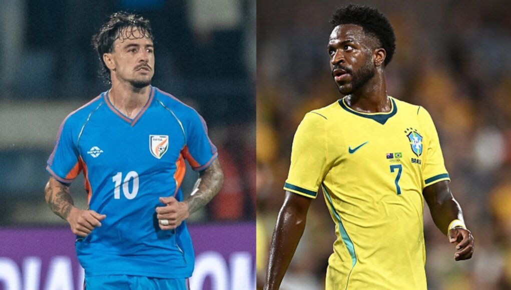 India vs Brazil LIVE Score, International Football Friendly: Historic Match Begins; India Defend Vinicius Jr’s Dangerous Early Cross
