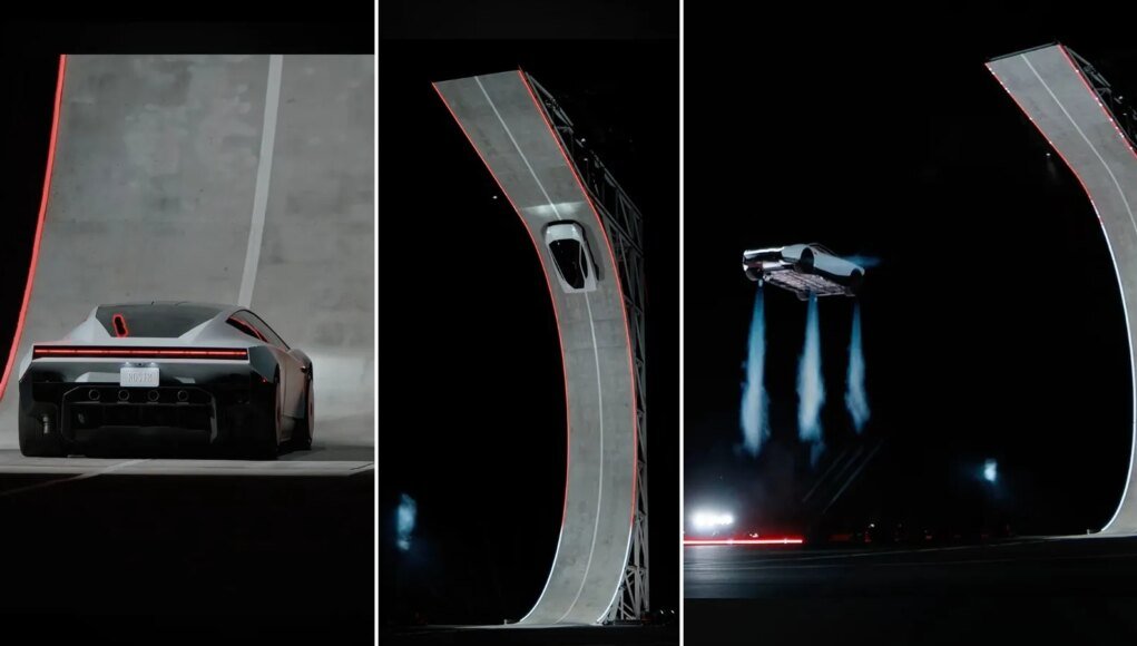 Upside down, mid-air and over 5 Teslas: What powered the new Roadster’s stunt? | Technology News