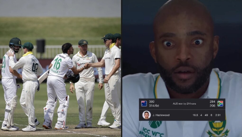 Australia Star Brutally Trolls Temba Bavuma After Handing Him First Defeat As South Africa Test Captain