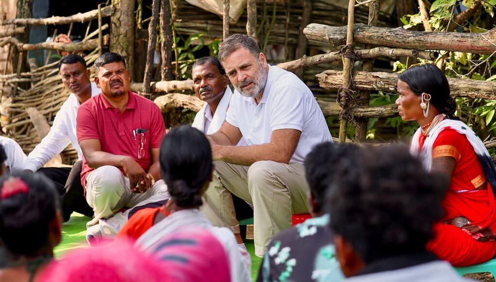 Rahul Gandhi in MP’s Balaghat: BJP govt has failed on health, education, employment