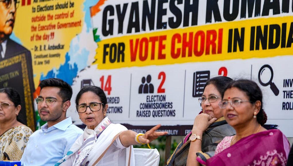 People will not forgive ‘Vanish Kumar’: Mamata attacks Gyanesh, questions poll panel immunity
