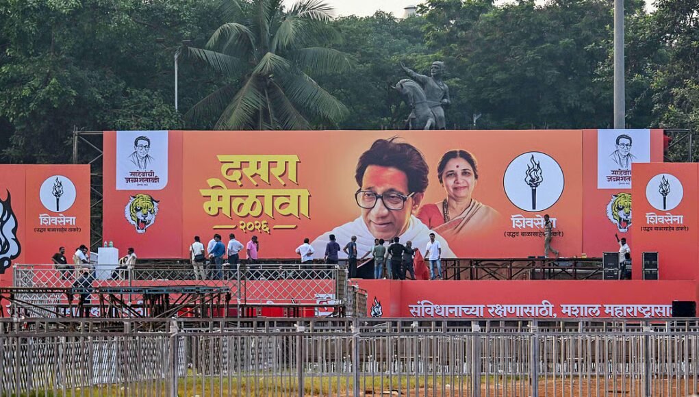 Rival Sena Dussehra rallies set stage for Uddhav–Shinde showdown in Mumbai